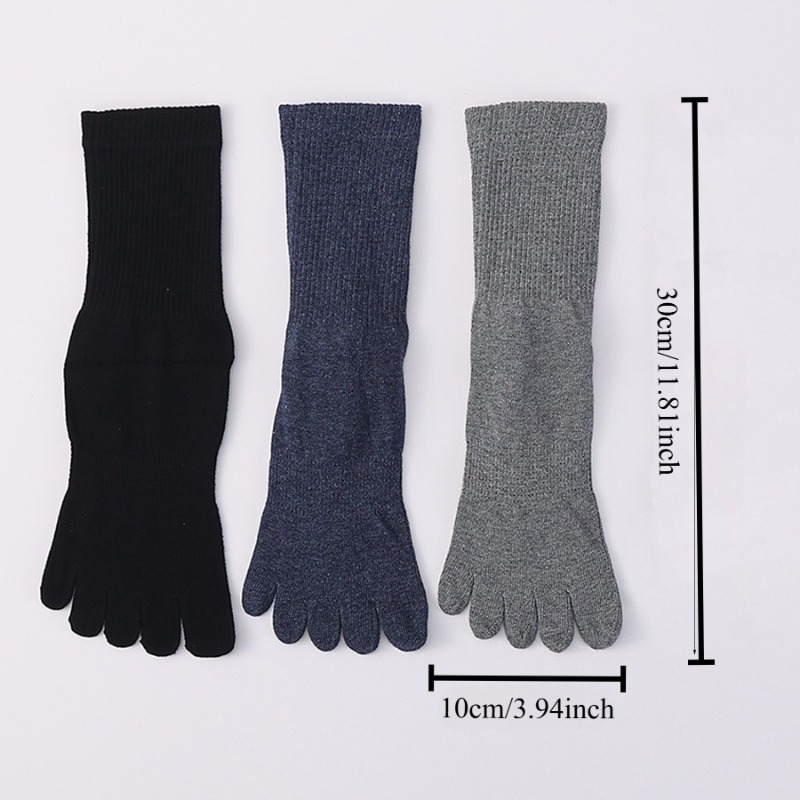 Ribbed Non Slip Men Yoga Socks - Yoga Toe Separator のレビューと価格