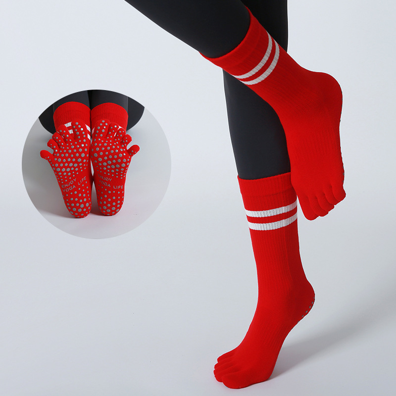 Women Non-slip Five Fingers Yo - Yoga Fitness Youtube のレビューと価格
